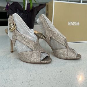 Gold Shimmery Michael Kors Heels
